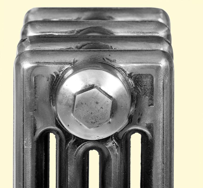 Victoriana Slim 4-Column Cast Iron Radiator - 725mm High, 10 Section